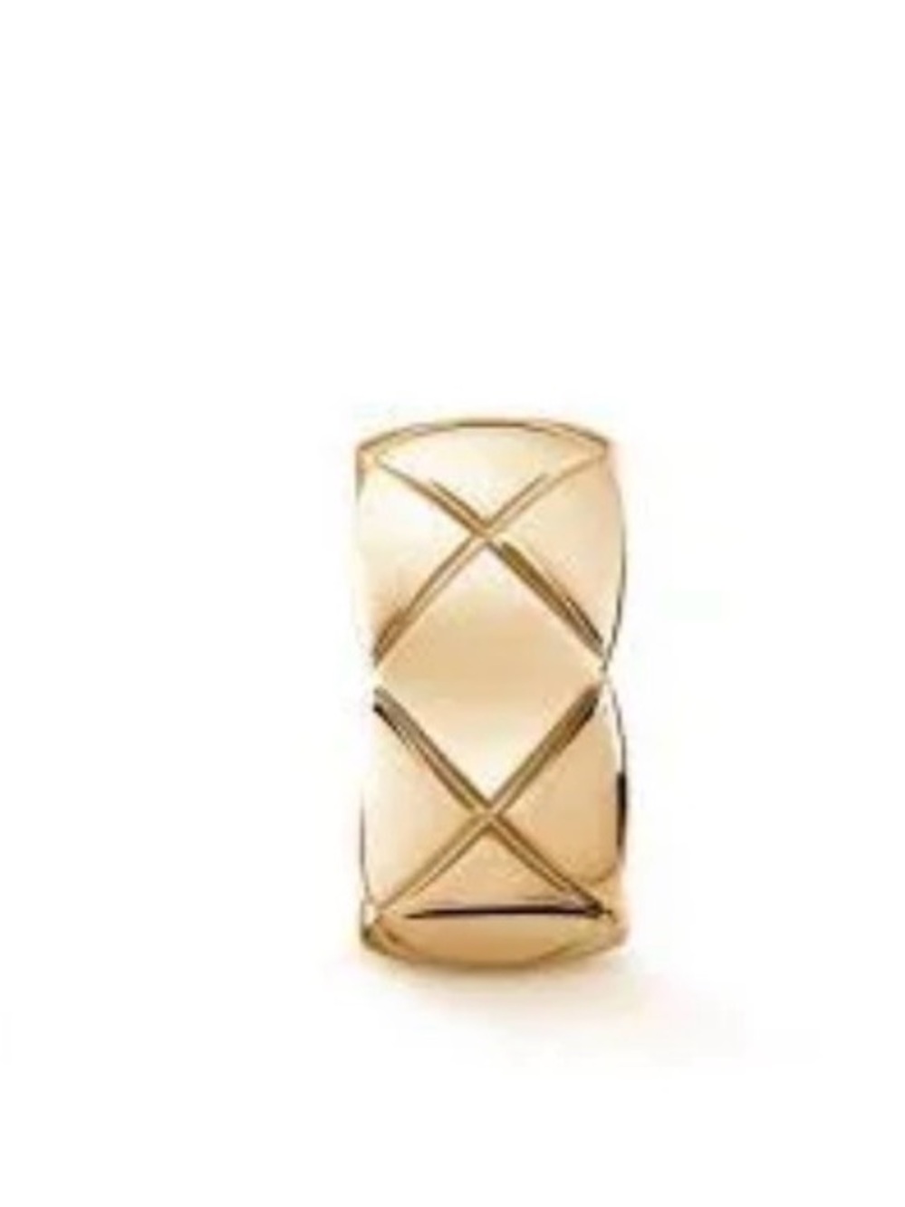Coco Crush Clip On channel Earring 18k